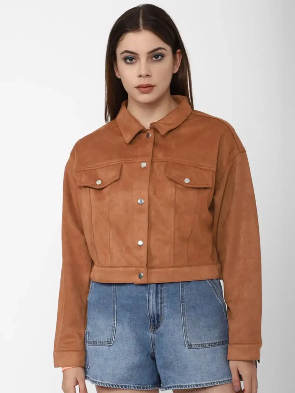 EUC Forever 21 Suede Fringe Jacket | Western Boho Statement Jacket
